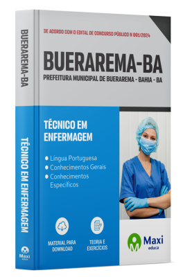 Apostila Prefeitura de Buerarema-BA 2024 - Técnico em Enfermagem