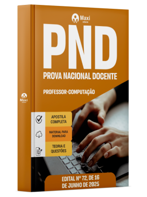 Apostila CNU Professores - Prova Nacional Docente (PND) - 2025 - Professor - Computação