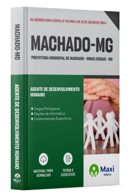 Apostila Prefeitura de Machado-MG 2024 - Agente de Desenvolvimento Humano