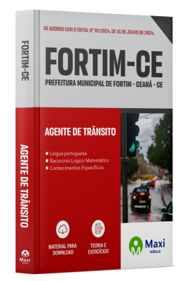 Apostila Prefeitura de Fortim -CE 2024 - Agente de Trânsito