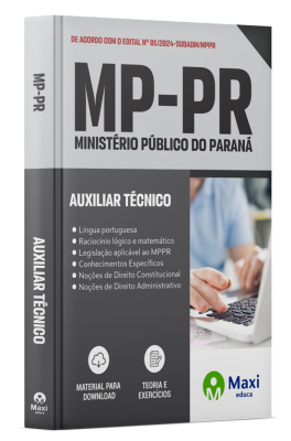 Apostila MP PR 2024 - Auxiliar Técnico