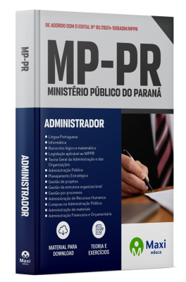 Apostila MP PR 2024 - Administrador
