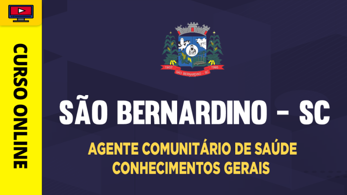 Prefeitura de São Bernardino - SC - Agente Comunitário de Saúde - Conhecimentos Gerais - ‎