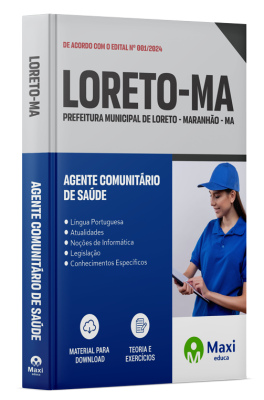Apostila Prefeitura De Loreto - MA 2024 - Agente Comunitário de Saúde