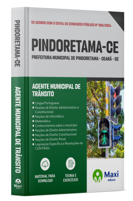 Apostila Prefeitura de Pindoretama-CE 2024 - Agente Municipal de Trânsito