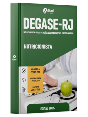 DEGASE-RJ - Departamento Geral de Ações Socioeducativas - RJ - 2025 - Nutricionista