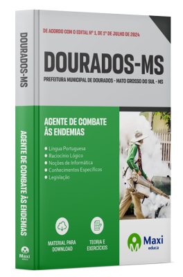 Apostila Prefeitura de Dourados - MS 2024 - Agente de Combate às Endemias