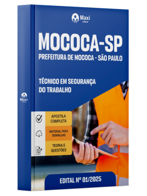 Apostila Prefeitura de Mococa - SP - 2025 - Técnico em Segurança do Trabalho