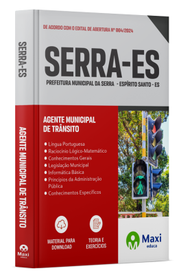 Apostila Prefeitura da Serra-ES 2024 - Agente Municipal de Trânsito