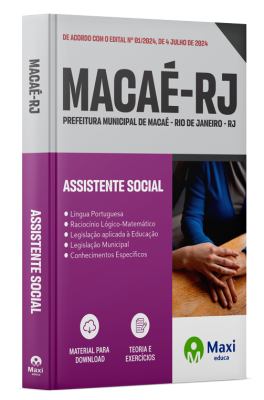 Apostila Prefeitura Macaé-RJ 2024 - Assistente Social