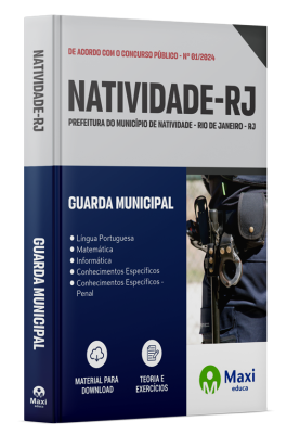 Apostila Prefeitura De Natividade - RJ - 2024 - Guarda Municipal
