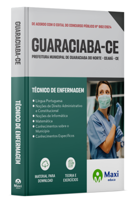 Apostila Prefeitura de Guaraciaba Do Norte - CE - 2024 - Técnico de Enfermagem