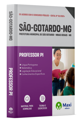 Apostila Prefeitura de São Gotardo - MG - 2024 - Professor PI