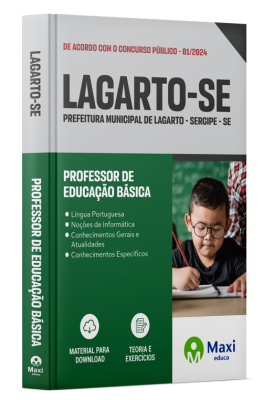 Apostila Prefeitura de Lagarto - SE - 2024 - Professor de Educação Básica