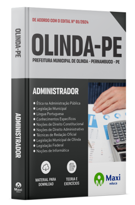 Apostila Prefeitura de Olinda - PE - 2024 - Administrador