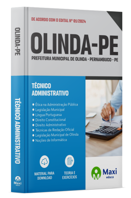 Apostila Prefeitura de Olinda - PE - 2024 - Técnico Administrativo