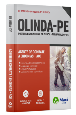 Apostila Prefeitura de Olinda - PE - 2024 - Agente de Combate a Endemias – ACE