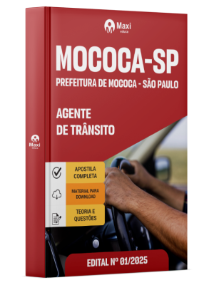 Apostila Prefeitura de Mococa - SP - 2025 - Agente de Trânsito
