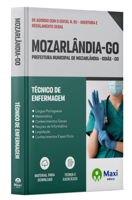 Apostila Prefeitura de Mozarlândia-GO 2024 - Técnico de Enfermagem