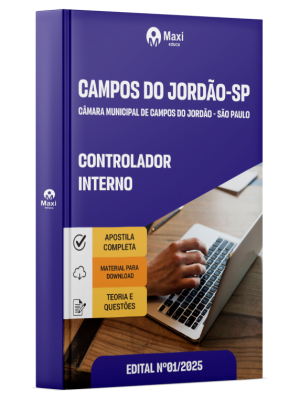 Apostila Câmara Municipal de Campos do Jordão - SP - 2025 - Controlador Interno