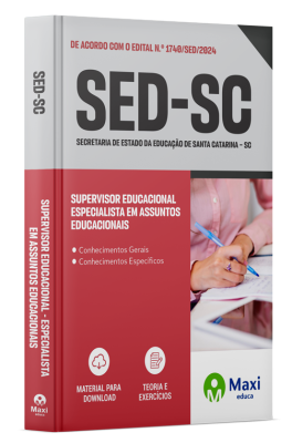 Apostila SED-SC - 2024 - Supervisor Educacional - Especialista Em Assuntos Educacionais