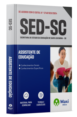 Apostila SED-SC - 2024 - Assistente De Educação