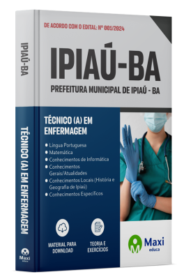 Apostila Prefeitura de Ipiaú - BA - 2024 - Técnico (a) em Enfermagem