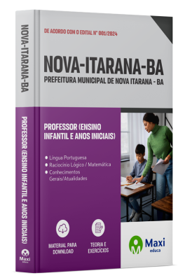 Apostila Prefeitura de Nova Itarana - BA - 2024 - Professor (Ensino Infantil e Anos Iniciais)
