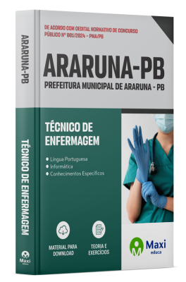 Apostila Prefeitura de Araruna - PB - 2024 - Técnico de Enfermagem