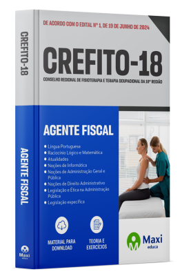 Apostila CREFITO-18 - 2024 - Agente Fiscal