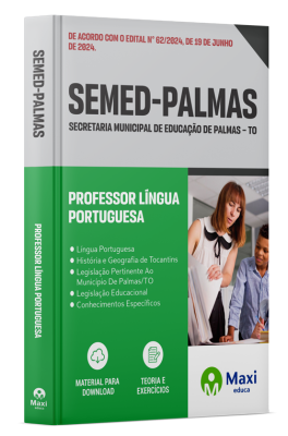 Apostila SEMED Palmas – TO - 2024 - Professor Língua Portuguesa