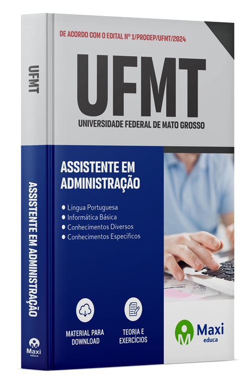 Apostila Ufmt 2024 Assistente Em Administração