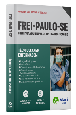 Apostila Prefeitura de Frei Paulo - SE - 2024 - Técnico(a) em Enfermagem
