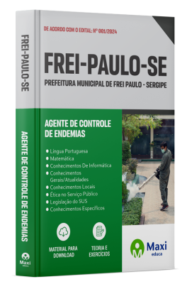 Apostila Prefeitura de Frei Paulo - SE - 2024 - Agente de Controle de Endemias