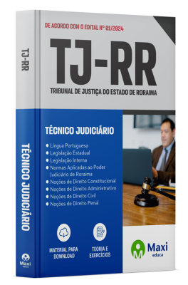 Apostila TJ-RR - 2024 - Técnico Judiciário