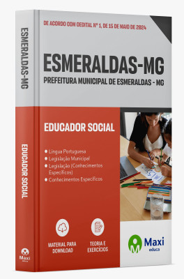 Apostila Prefeitura de Esmeraldas - MG - 2024 - Educador Social