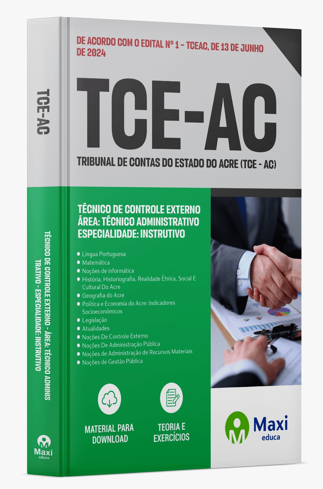 Apostila TCE-AC - 2024 - Técnico de Controle Externo - Área: Técnico ...