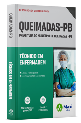 Apostila Prefeitura do Município de Queimadas - PB - 2024 - Técnico em Enfermagem