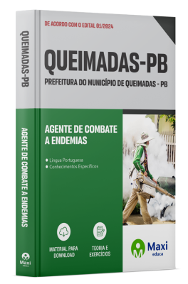 Apostila Prefeitura do Município de Queimadas - PB - 2024 - Agente de Combate a Endemias