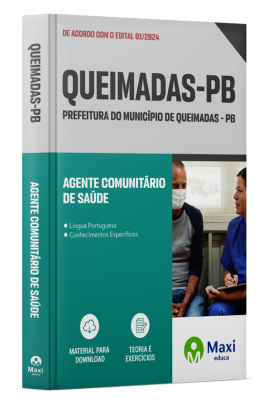 Apostila Prefeitura do Município de Queimadas - PB - 2024 - Agente Comunitário de Saúde