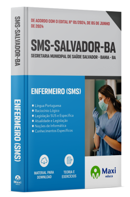 Apostila SMS Salvador - BA - 2024 - Enfermeiro (SMS)