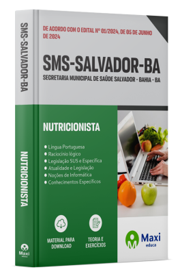 Apostila SMS Salvador - BA - 2024 - Nutricionista