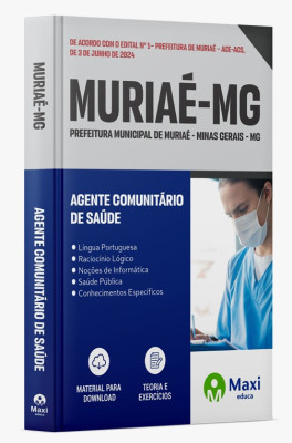 Apostila Prefeitura de Muriaé - MG - 2024 - Agente Comunitário de Saúde