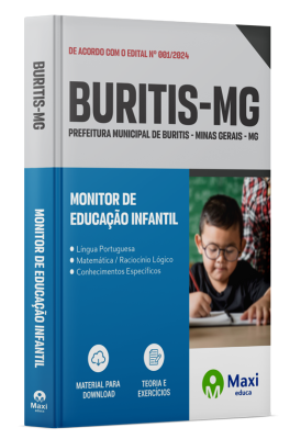 Apostila Prefeitura de Buritis - MG - 2024 - Monitor de Educação Infantil