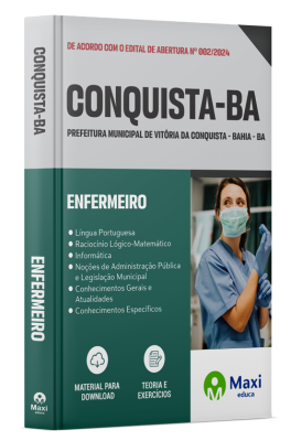 Apostila Prefeitura de Vitória da Conquista - BA - 2024 - Enfermeiro