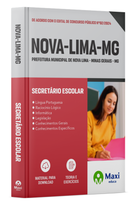 Apostila Prefeitura de Nova Lima - MG - 2024 - Secretário Escolar