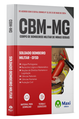 Apostila CBM-MG - 2024 - Soldado Bombeiro Militar - CFSD