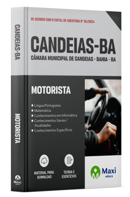 Apostila Câmara de Candeias - BA - 2024 - Motorista