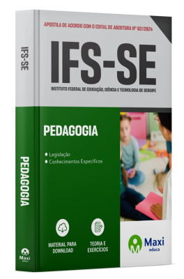 Apostila IFS SE - 2024 - Pedagogia