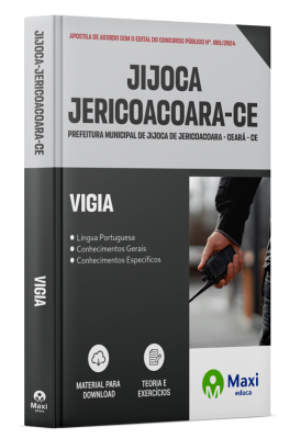 Apostila Prefeitura de Jijoca de Jericoacoara - CE - 2024 - Vigia